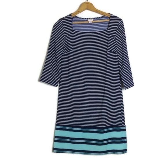Merona Women's Size XS Lightweight Popover Fun Print One Piece Dress - Picture 1 of 6